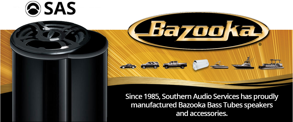 Bazookas award winning Bass Tubes technology provides precise bass response in a space-efficient design.